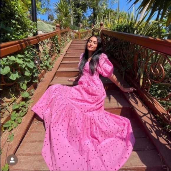 Zara open work embroidered dress - Picture 5 of 13